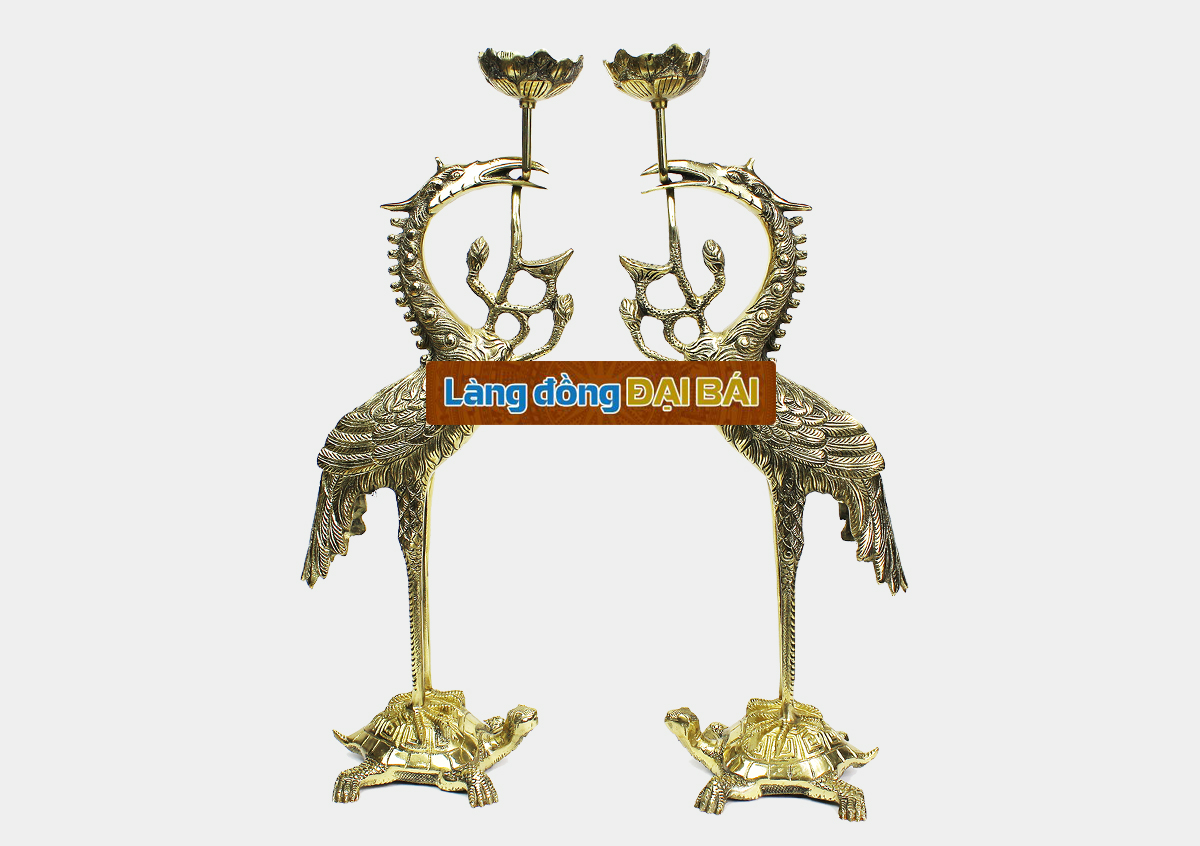 Đôi hạc Đồng - Bộ thờ cúng MNV-DD17