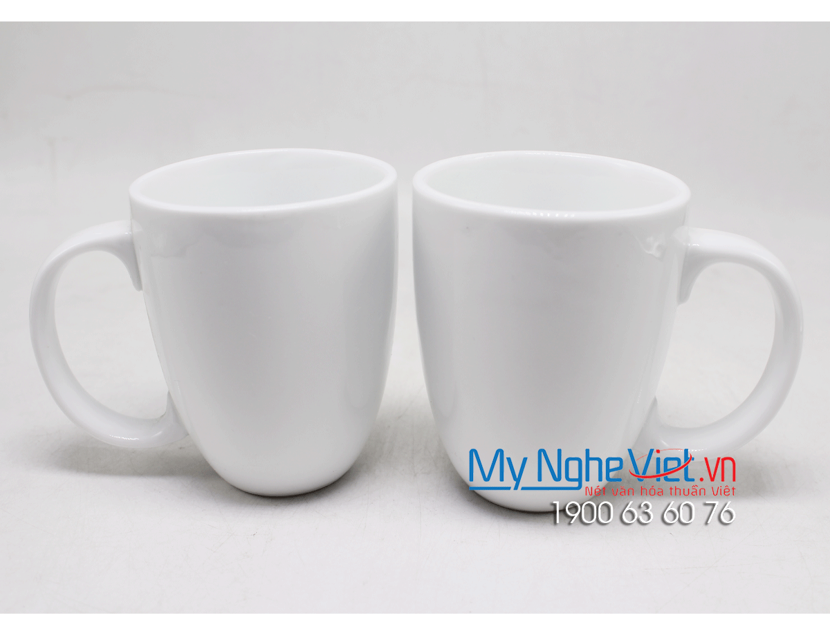 Combo ly latte trắng trơn MNV-LS008