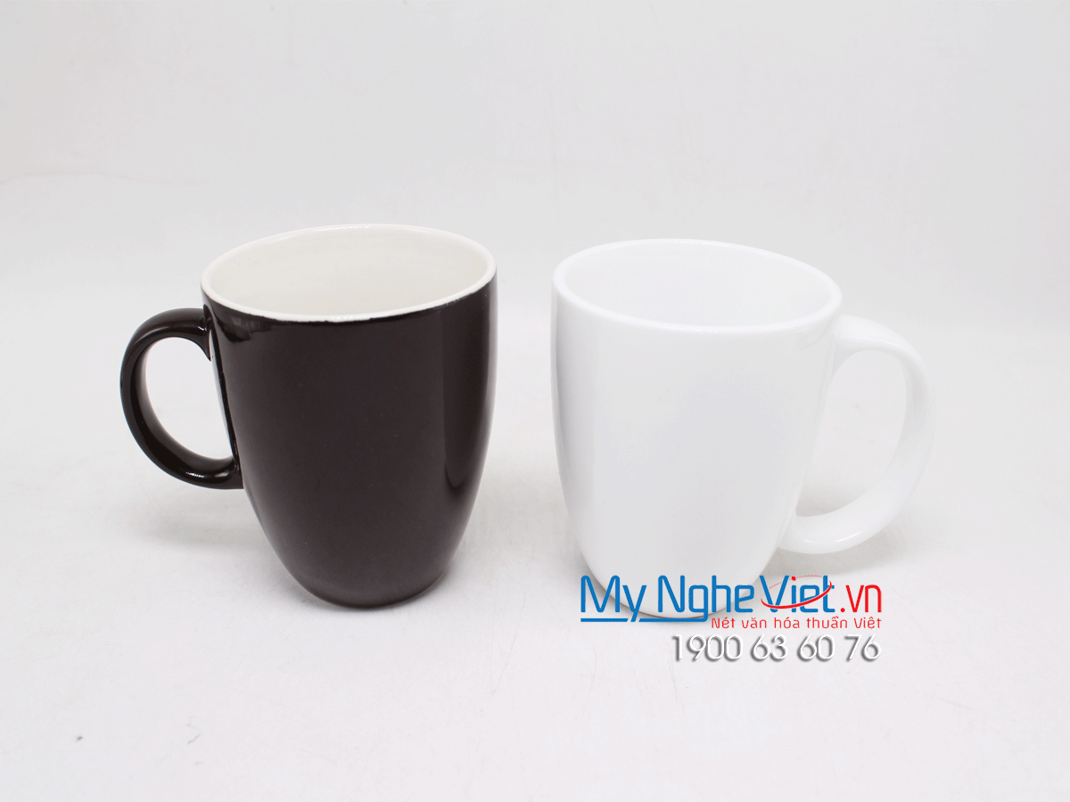 Combo ly latte nâu trắng - trơn MNV-LS008-2