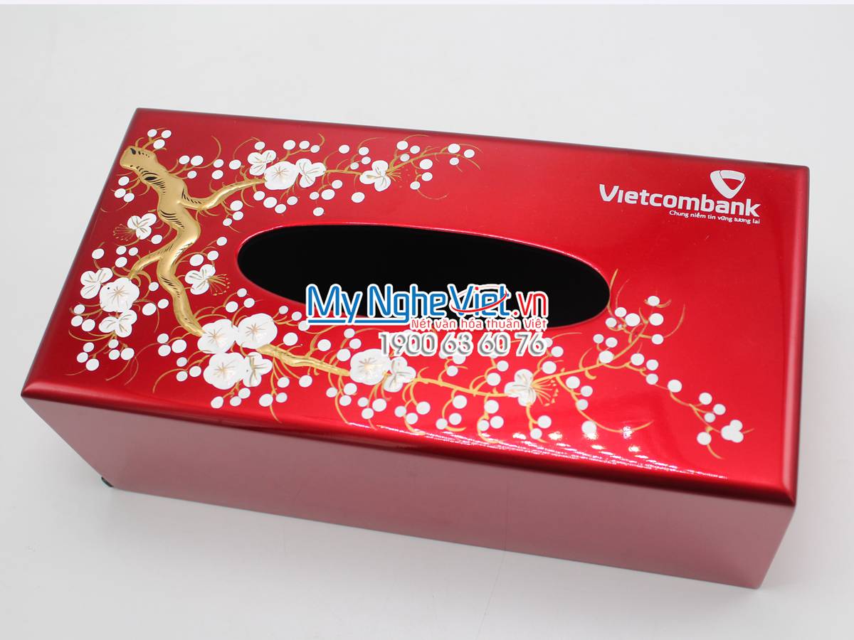 Bộ quà tết sơn mài Vietcombank MNV-QT019