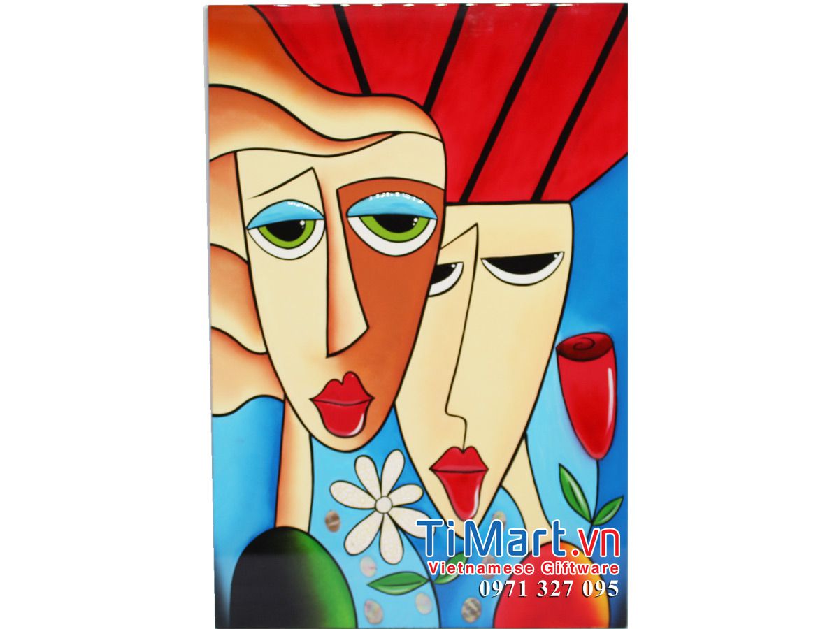 Lacquer Picasso Painting MNV-SMHD30452-4