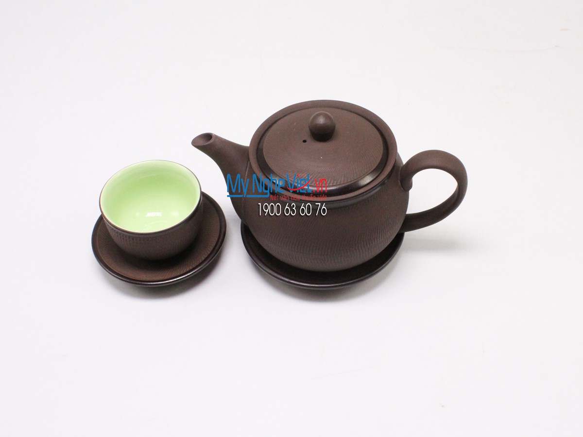 Ceramic tea set brown MNV-BT194-1