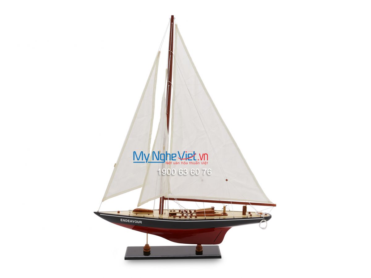 Red and White Endeavor Boat Model (Body 50cm) MNV-TB23/2