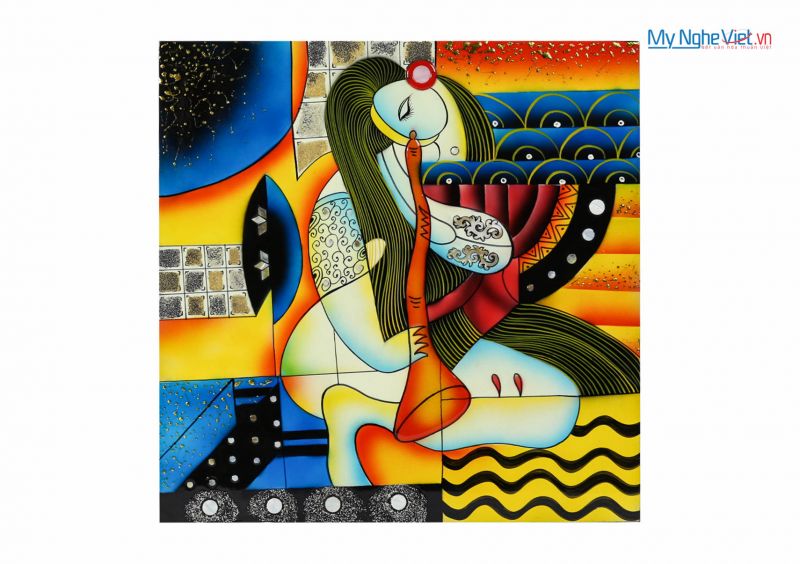 Tranh sơn mài Picasso đủ mẫu  MNV-SMA385