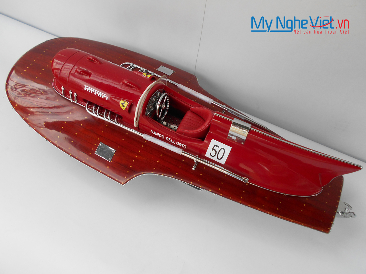 Mô hình du thuyền Ferrari Hydroplane (Thân 50cm) - MNV-SBFHP50P