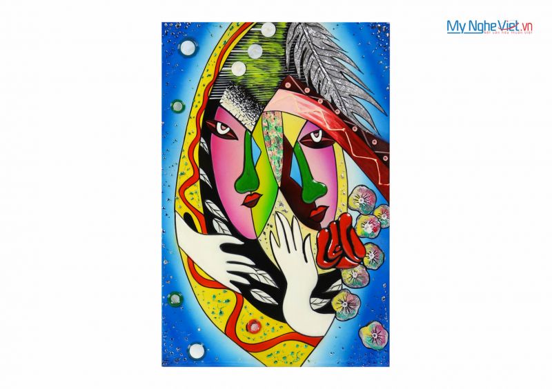 Tranh sơn mài Picasso  Đủ mẫu MNV-SMA375