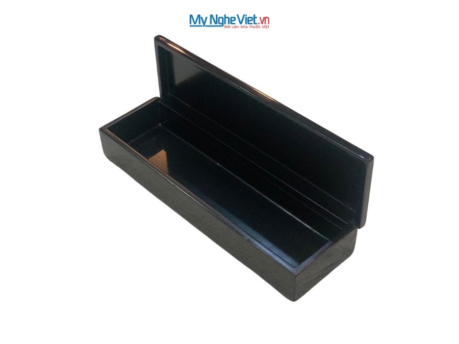 Hộp đựng đũa muỗng sơn mài cao cấp MNV-HTBL01