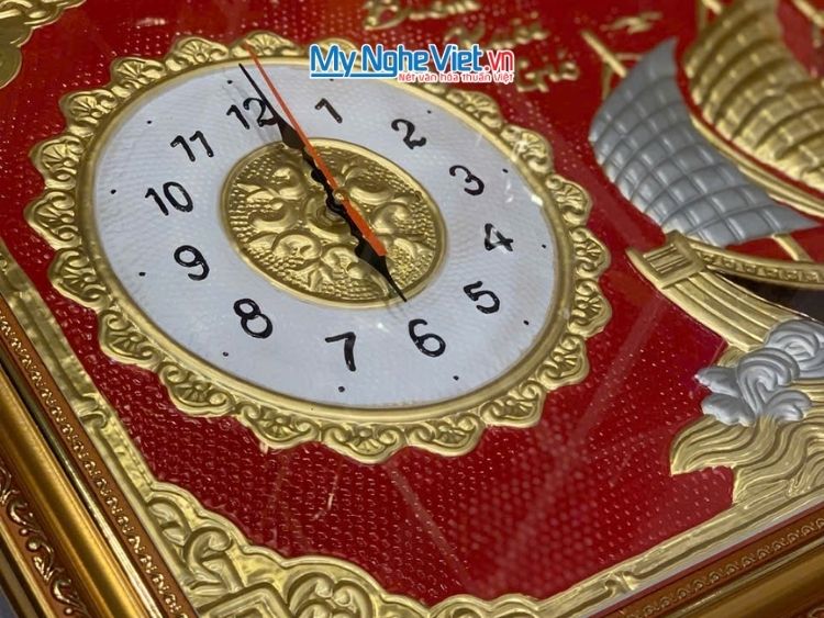 Tranh Đồng Hồ Thuận Buồm Xuôi Gió 50x70(cm) 