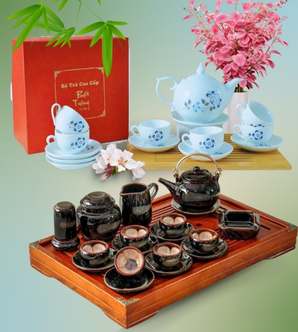 Bình trà Bát Tràng