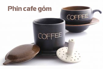 Banner Phin cafe gốm