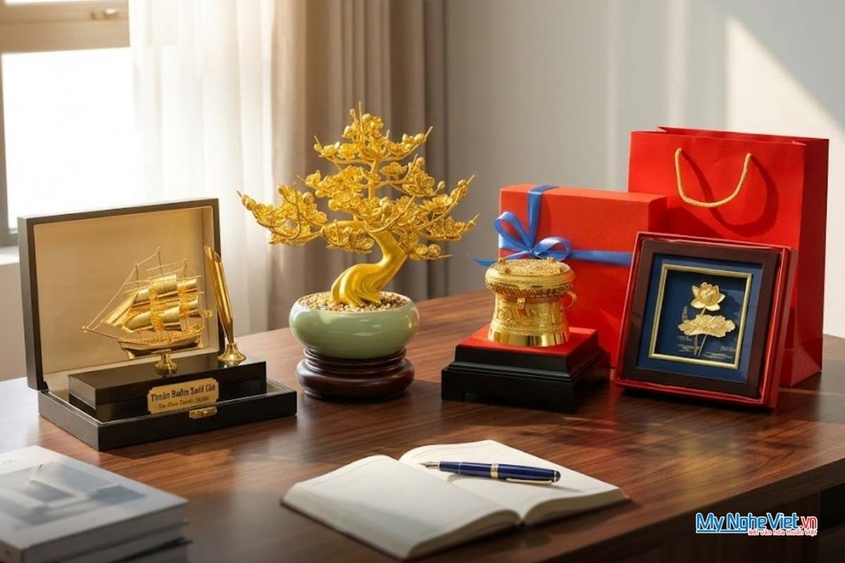 Quà Tặng Đồng Để Bàn