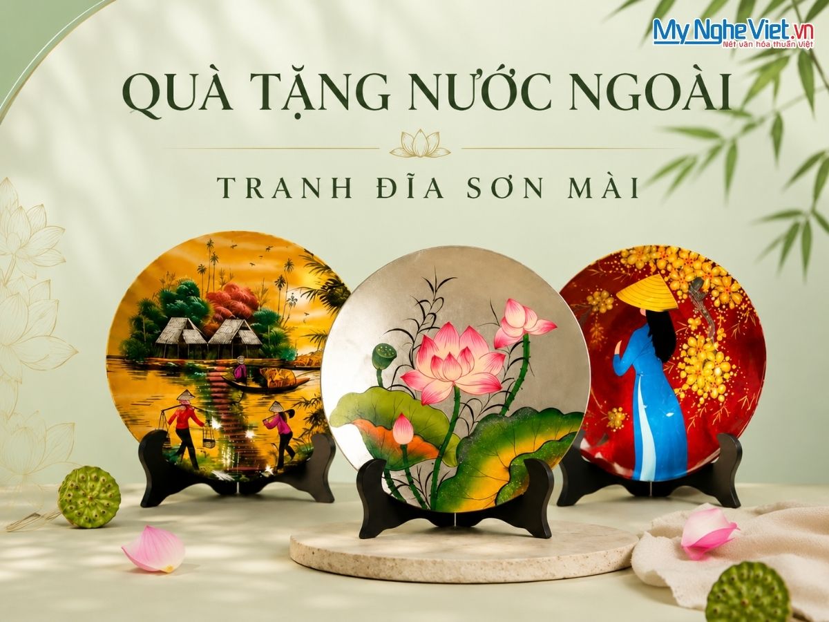 Tranh đĩa sơn mài