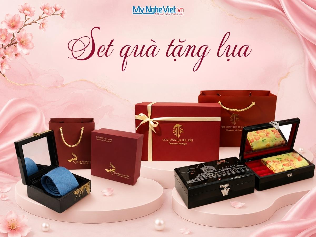 Set Quà Tặng Lụa