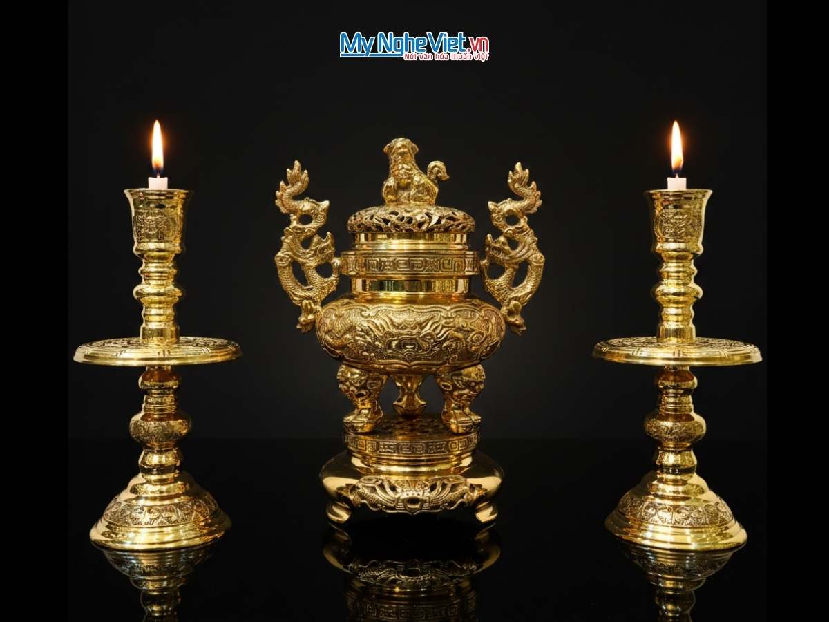 Bộ Tam sự vàng bóng H35 - MNV-DD19/2 H35