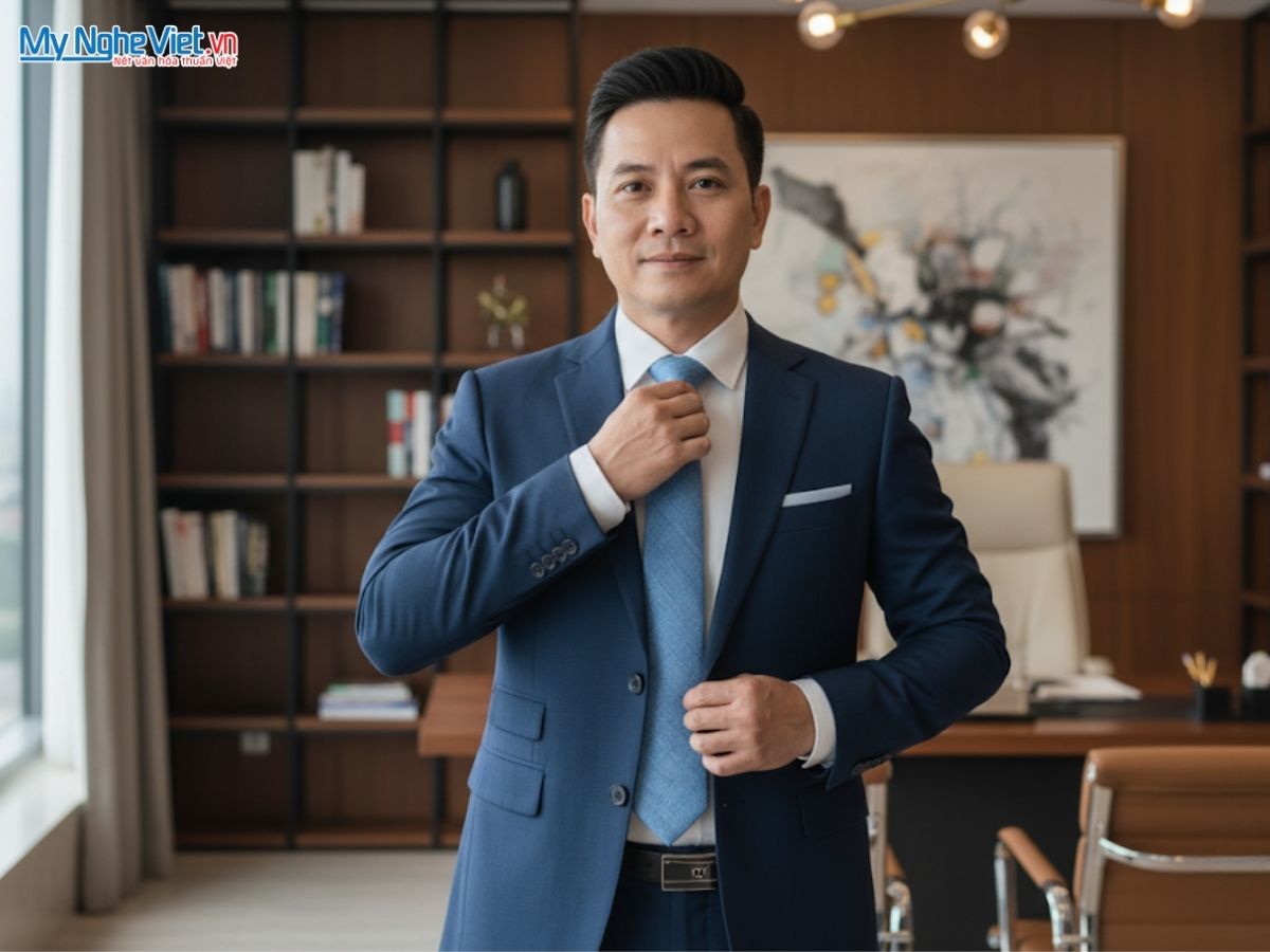 Set Quà Tặng Doanh Nhân: Cà Vạt Và Hộp Sơn Mài - Quà Tặng Đối Tác Quốc Tế & Lãnh Đạo Nam