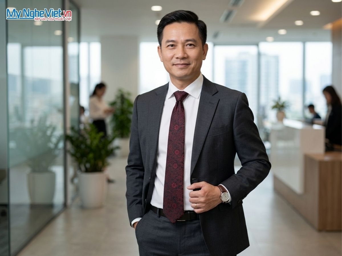 Cà Vạt Lụa Tơ Tằm Họa Tiết Hoa Dây Màu Đỏ MNV-CRV79