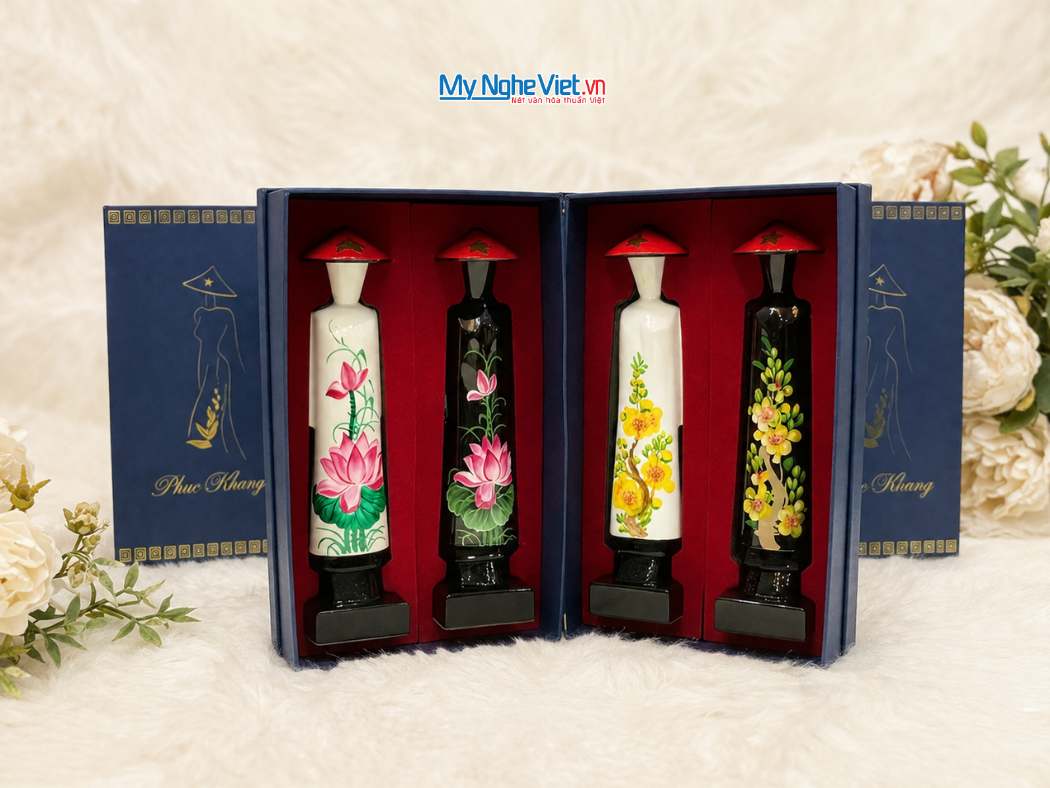 Tượng Sơn Mài Cô Gái Miss 