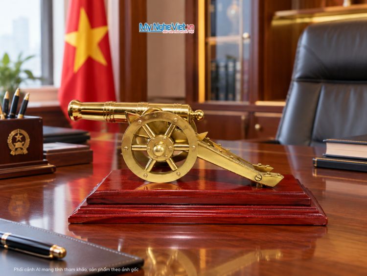 Đầu Pháo Đúc Đồng 25x13 (cm) MNV-DD42/D25XH13