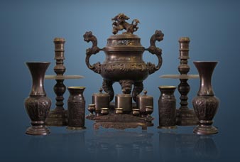 Bộ thờ cúng giả cổ