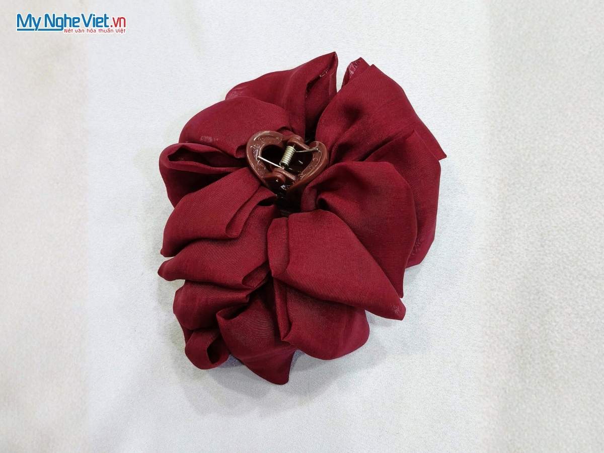 Kẹp Tóc Lụa Tơ Tằm MNV-BTTT04