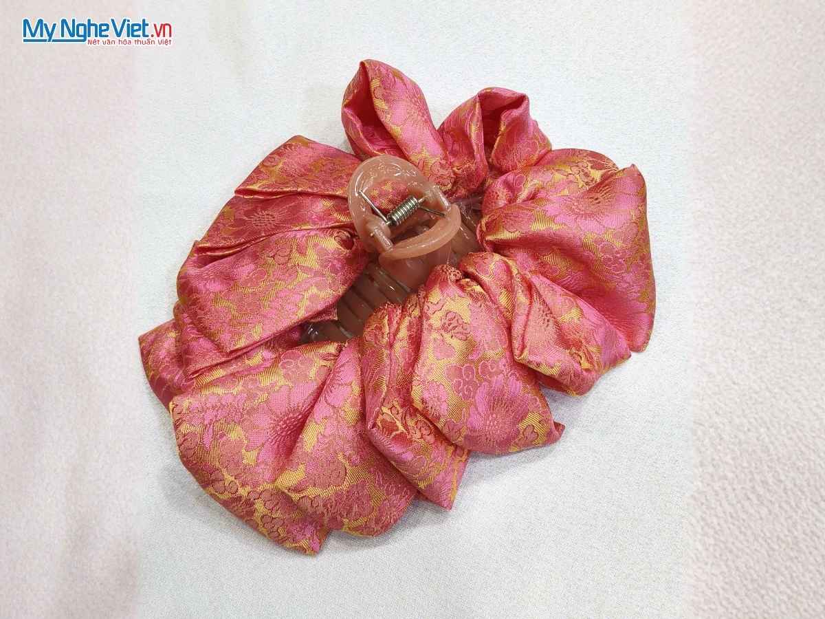 Kẹp Tóc Lụa Tơ Tằm MNV-BTTT04
