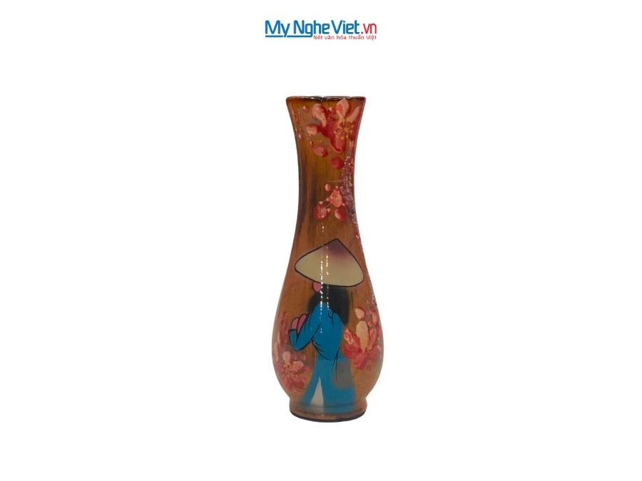 Lọ hoa, bình chai sơn mài nhiều mẫu H15 MNV-BCH04