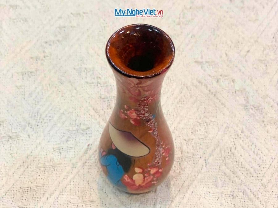 Lọ hoa, bình chai sơn mài nhiều mẫu H15 MNV-BCH04