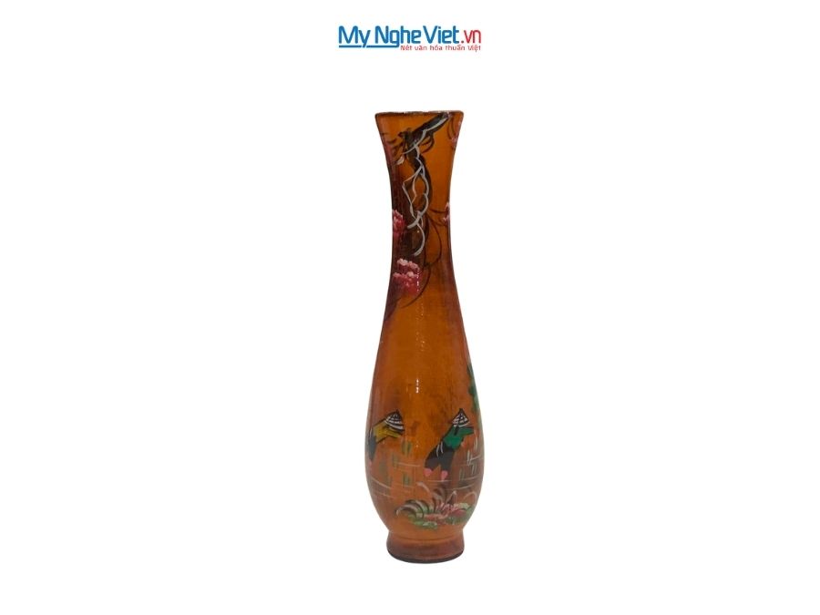 Lọ hoa, bình chai sơn mài nhiều mẫu H18 MNV-BCH03