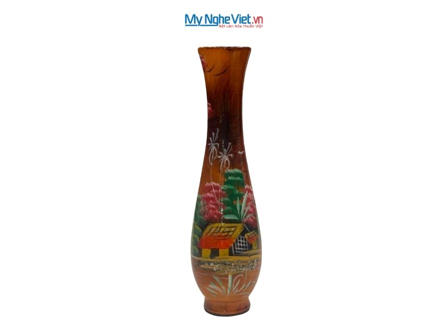 Lọ hoa, bình chai sơn mài nhiều mẫu H18 MNV-BCH03