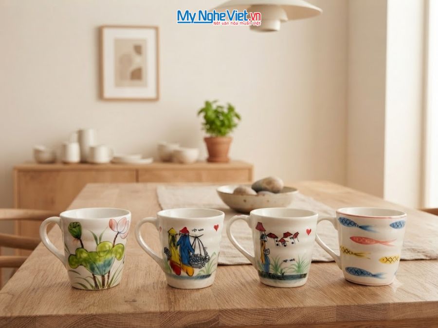 Ly sứ vuốt to nhiều mẫu H8cm LSH04