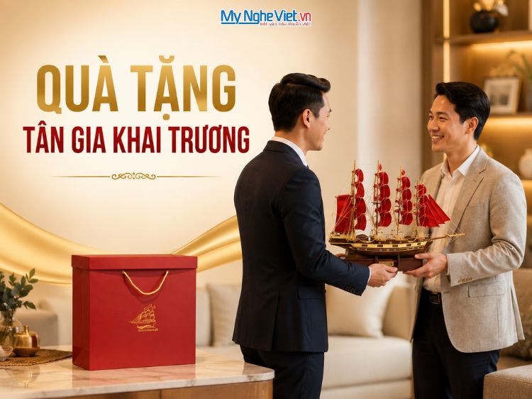 Banner Thuyền Tân Gia Khai Trương