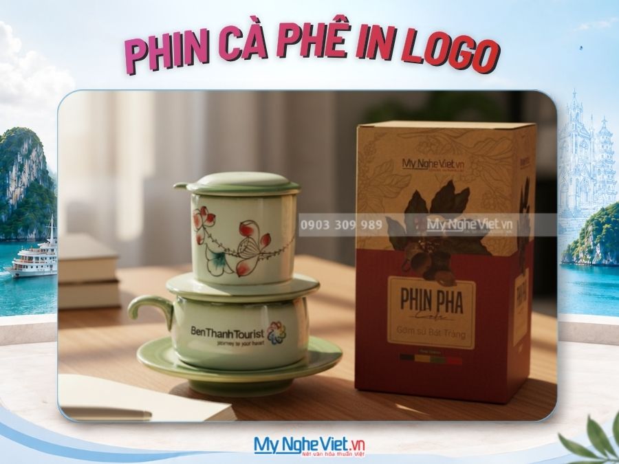 Banner Phin Cà Phê In Logo
