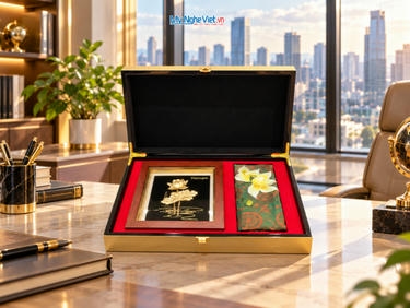 Set Quà Tặng Cao Cấp VVIP- Kim Liên Thịnh Vượng