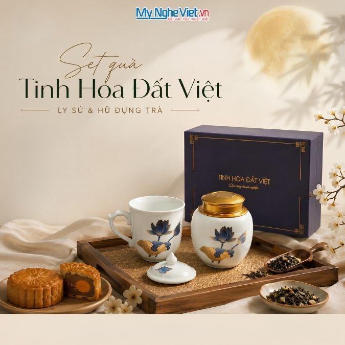 Quà Trung Thu Set Gốm