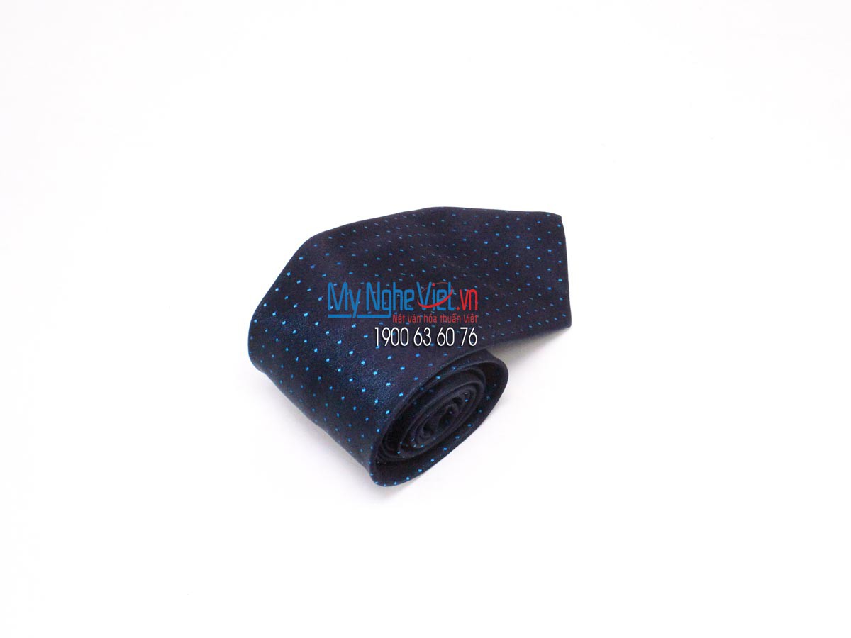 Cravat nền xanh chấm bi MNV-CRV21