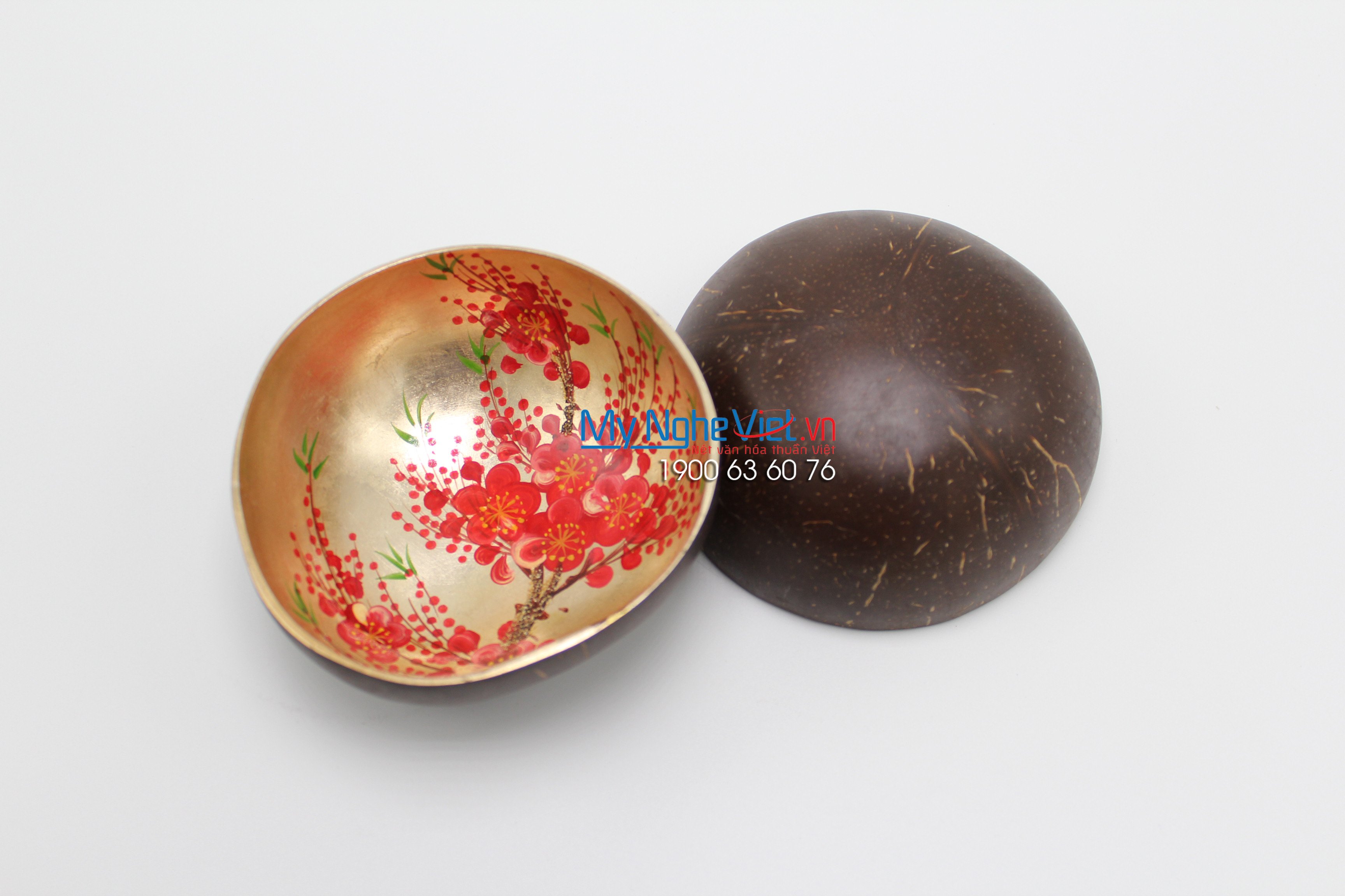 Lacquer Painting Coconut Cup MNV-CDSM05