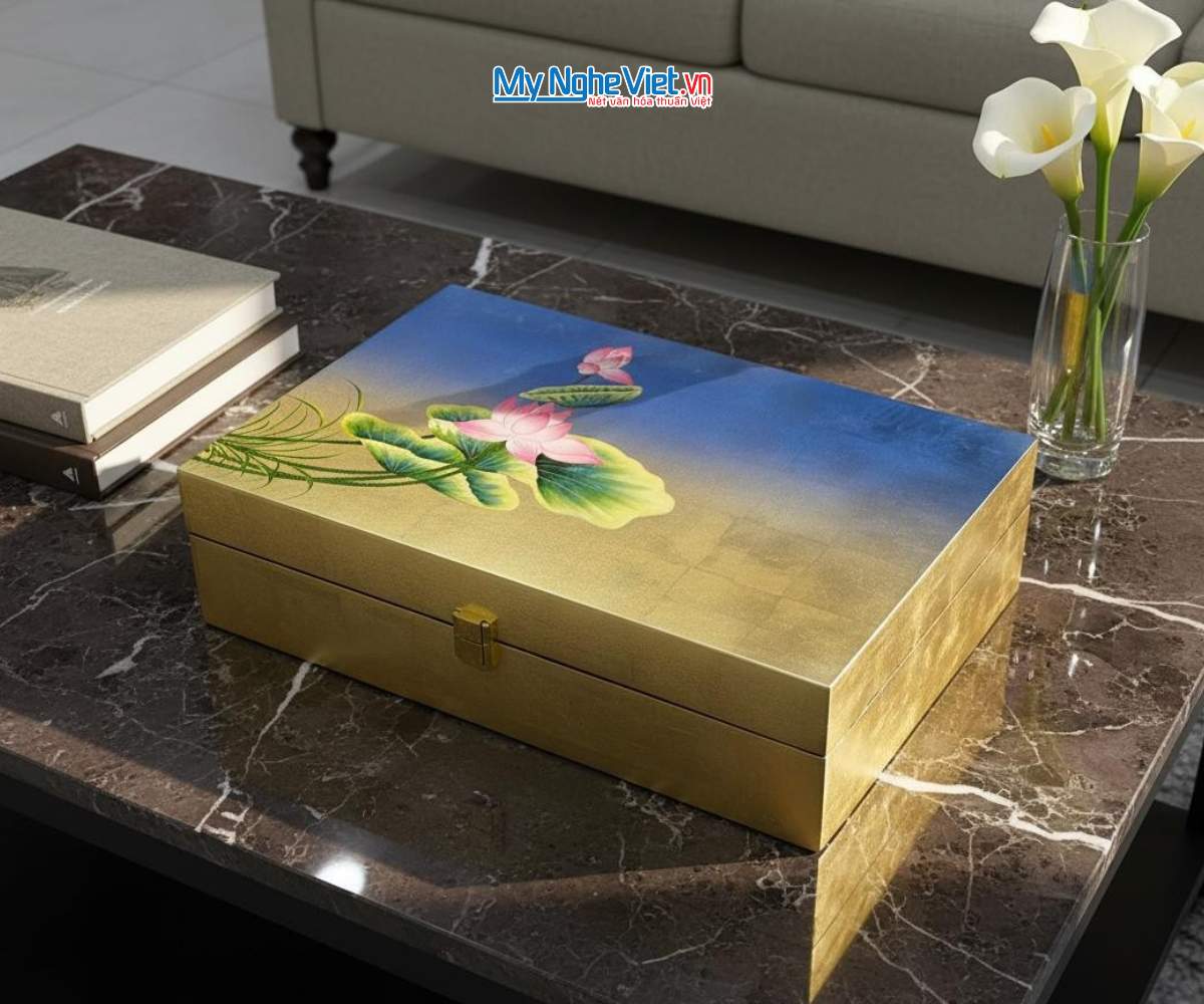  Set quà tặng cao cấp VVIP – SET01 Thanh sắc sen xanh Trang chủ / Combo Quà Tặng