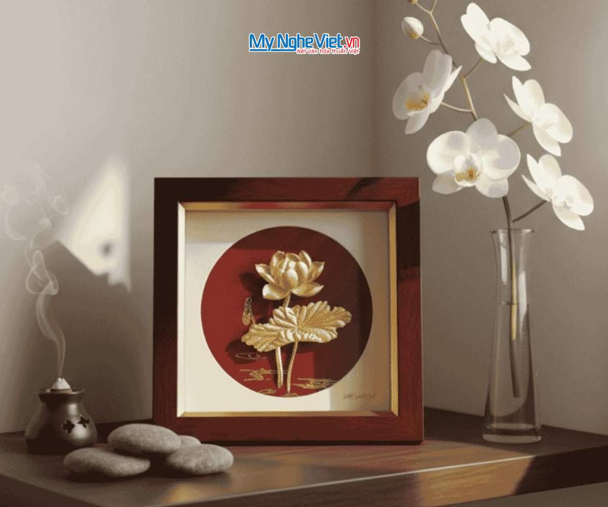 Set quà tặng cao cấp VVIP – SET02 – Sen đỏ thịnh vượng