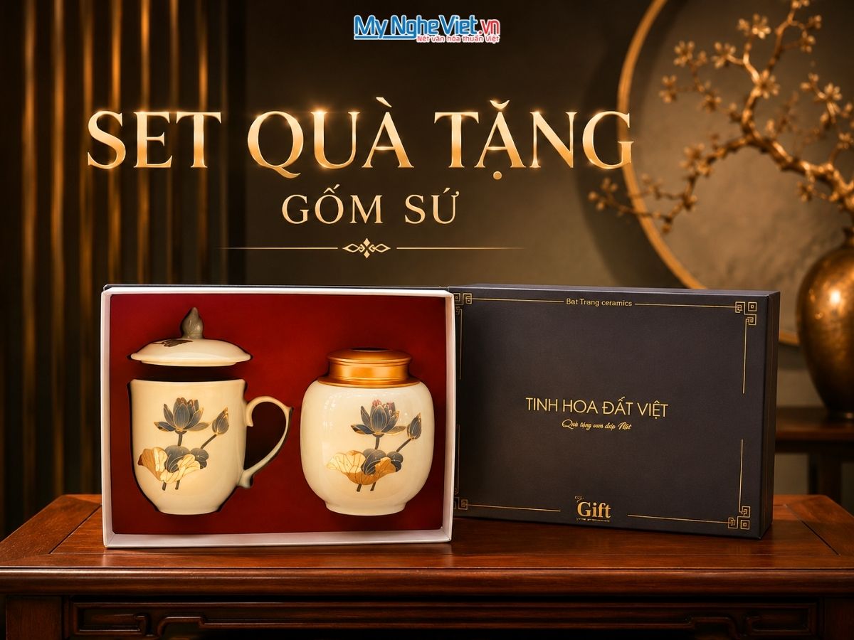 Set Quà Tặng Gốm Sứ