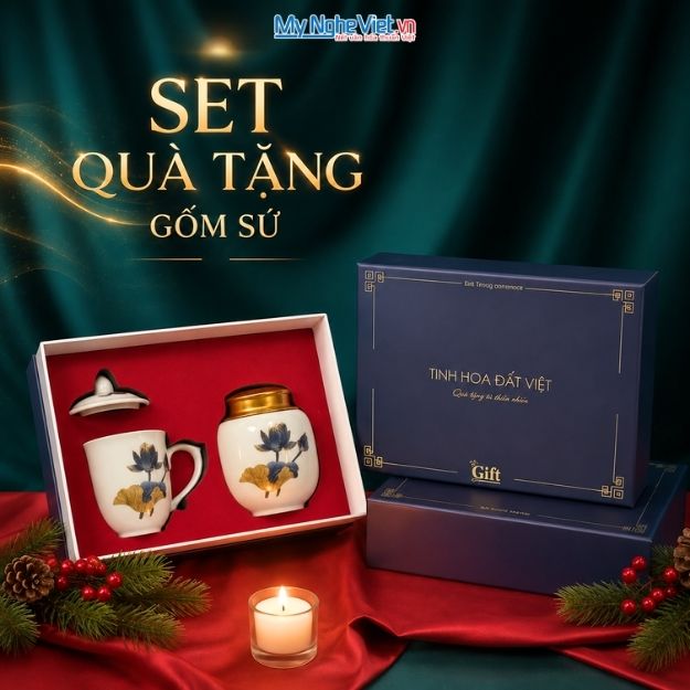 Banner Set Quà Tặng Gốm Sứ