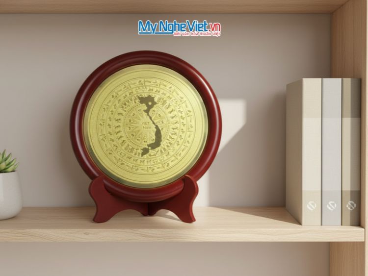 Đĩa Đồng Lưu Niệm Bản Đồ Việt Nam MNV-DD05/23