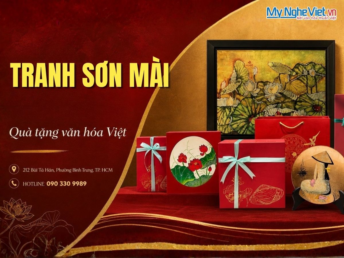 Quà Tặng Tranh Sơn Mài Việt Nam