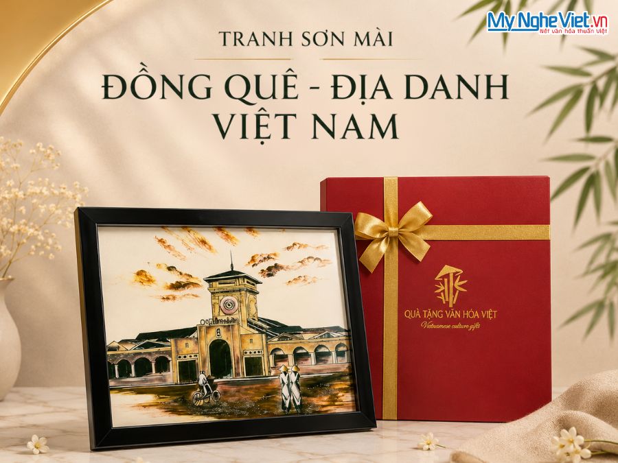 Tranh Đồng Quê - Địa Danh Việt Nam