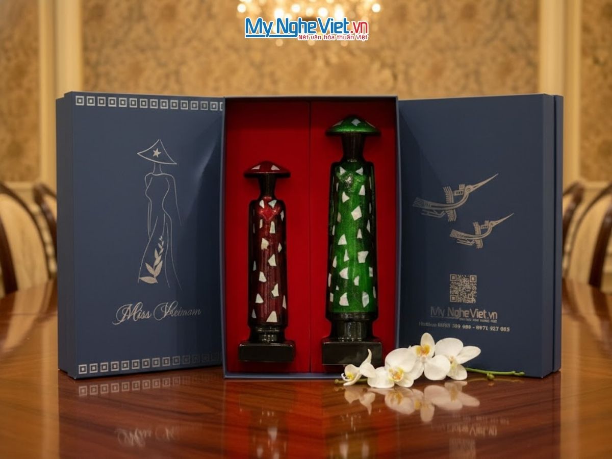 Tượng Cô gái Miss H20 cẩn trứng MNV-MISS20C